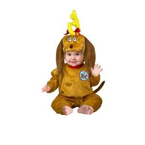Dr. Seuss Max Dog Grinch Who Stole Christmas  Costume Infant Baby 12-18 m NEW